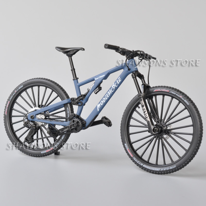 Mountain Biking Extreme - 1:8 스케일 다이캐스트 금속 자전거 모델