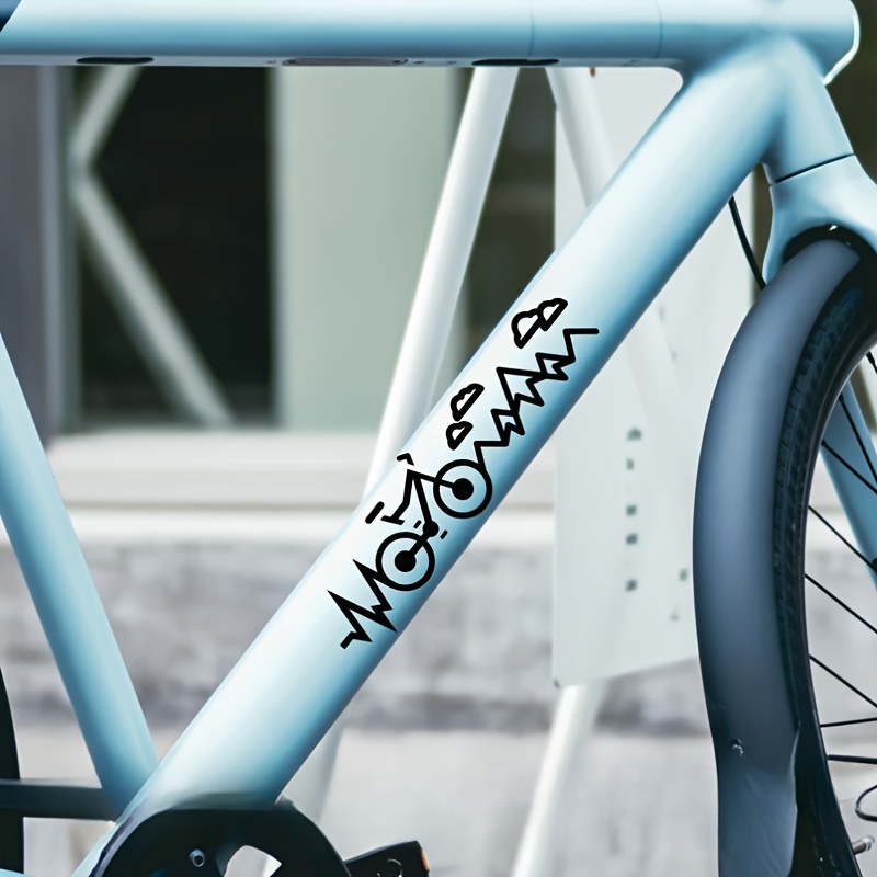 Mountain Biking Quotes - 사이클링 하트비트 스티커 자전거 프레임 데칼