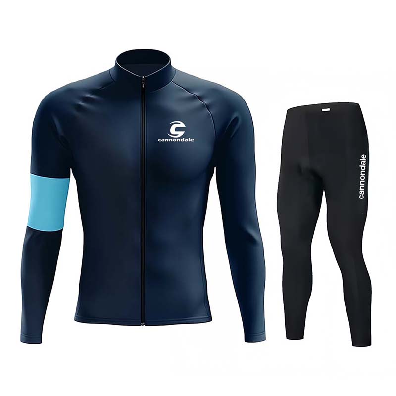 Mountain Biking Jersey - Cannondale 남성용 긴 소매 얇은 사이클링