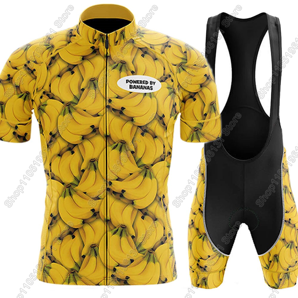 Mountain Biking Trousers - Powerouge-By-Bananas 2026 사이클링 저지 세트 여름
