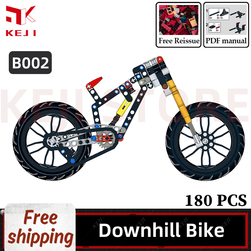 KEJI MOC 내리막 산악 자전거 타기 오프로드 풀  - Mountain Biking Gifts 리뷰 및 가격