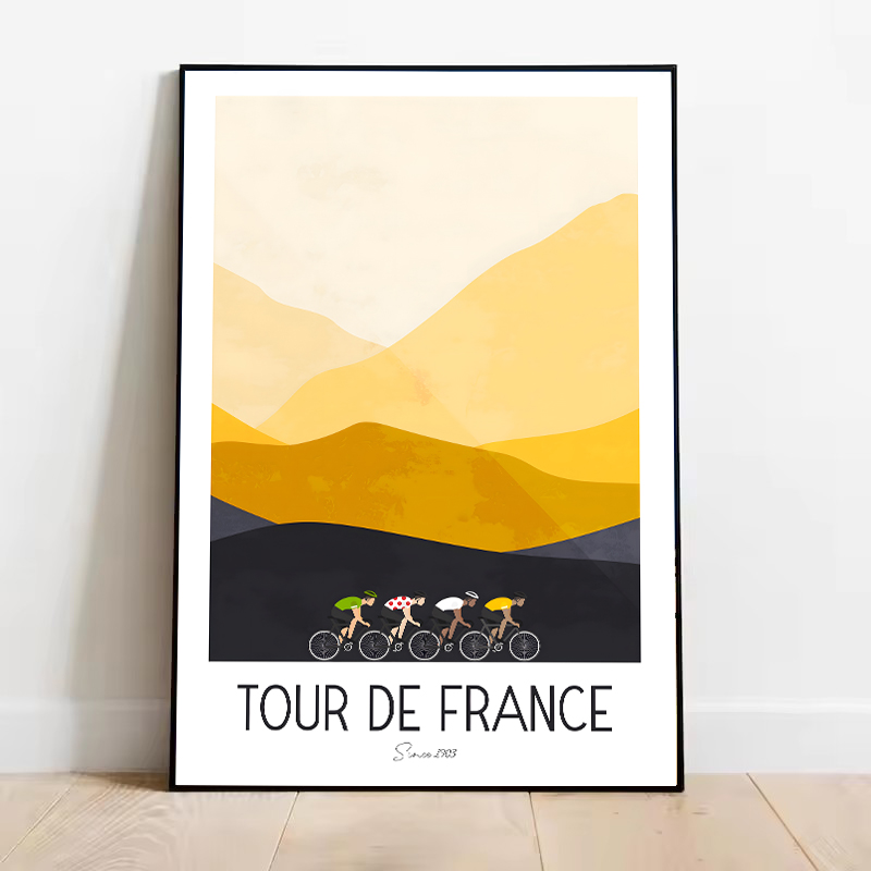 수채화 사이클링 경주 사이클리스트 투르 드 프랑스 산악 - Mountain Biking Pictures 리뷰 및 가격
