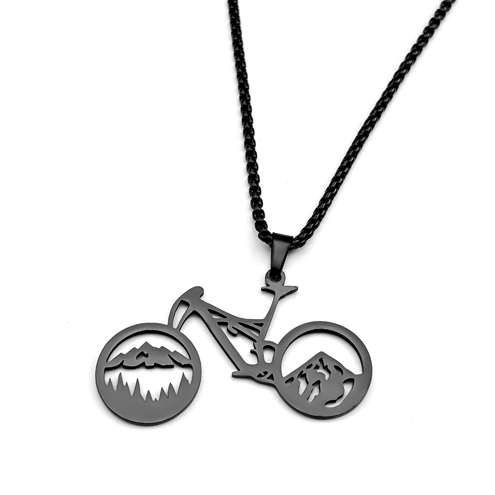 여성을위한 자전거 마운틴 펜던트 목걸이 남성용 스테인레 - Mountain Biking Gifts 리뷰 및 가격