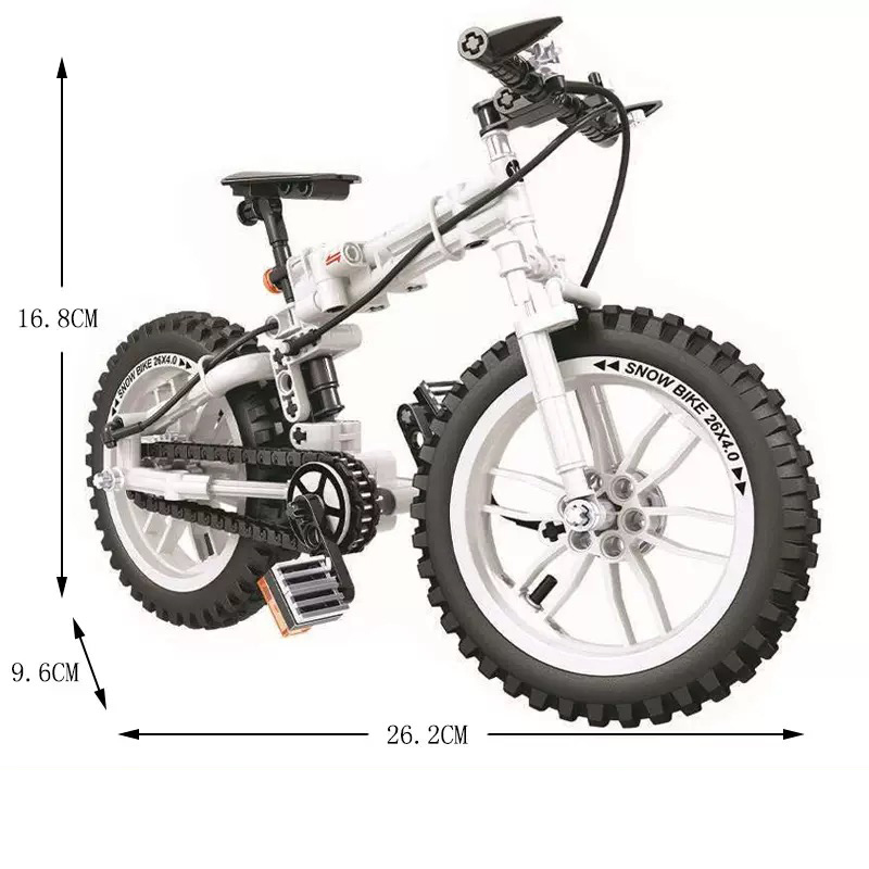 246PCS 자전거 산악 자전거 빌딩 블록 모델 기술  - Mountain Biking Gifts 리뷰 및 가격