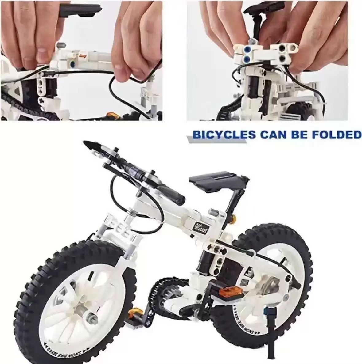 246PCS 자전거 산악 자전거 빌딩 블록 모델 기술  - Mountain Biking Gifts 리뷰 및 가격