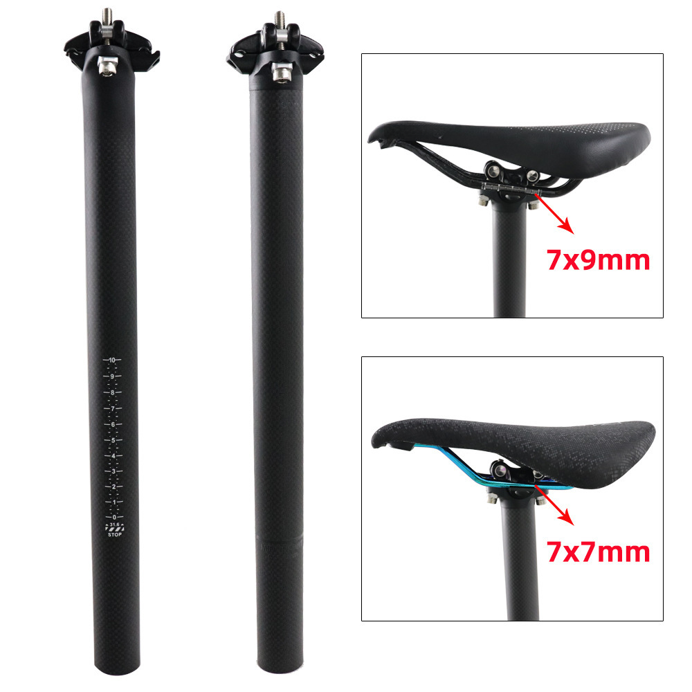 탄소 섬유 자전거 시트포스트 27.2 30.8 31.6 - Mtb Saddle Lightweight 리뷰 및 가격