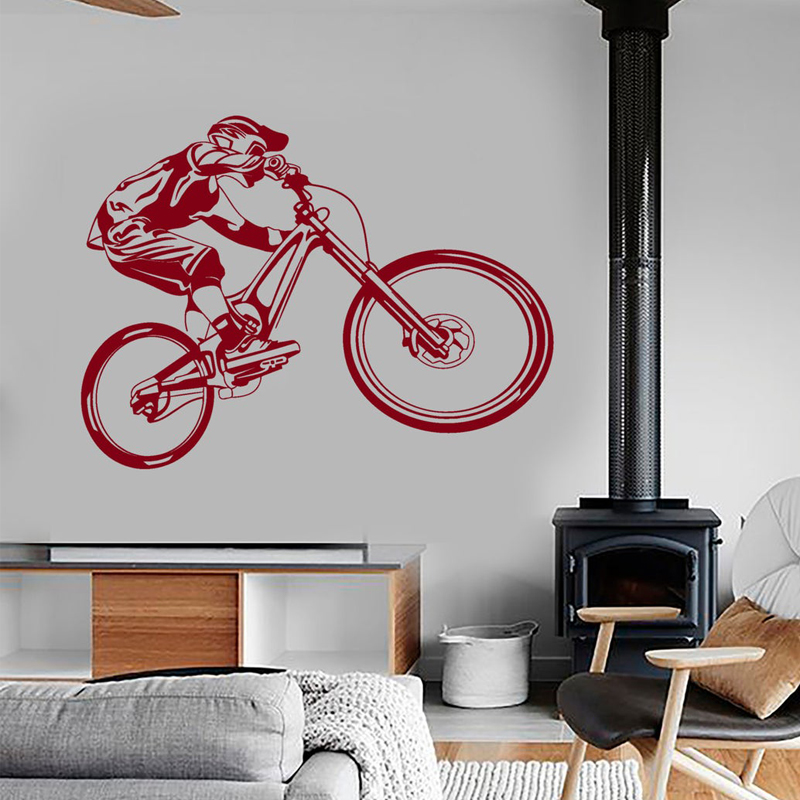 벽 비닐 데칼 산악 자전거 익스트림 스포츠 자전거, 모 - Mountain Biking Extreme 리뷰 및 가격