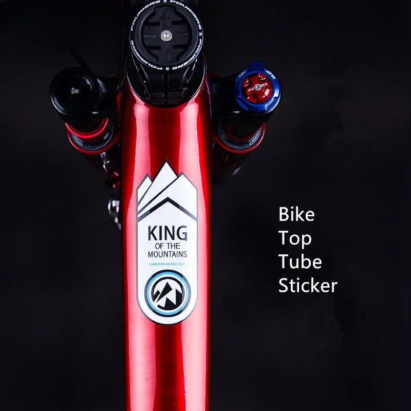 2pcs 산악 자전거 자전거 프레임 스티커 상단 튜브  - Mountain Biking Pictures 리뷰 및 가격